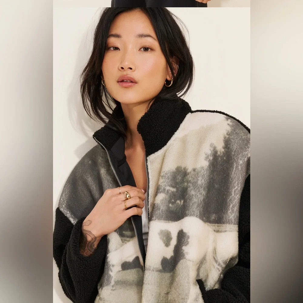 Found Horses Zip-Up Sherpa free people